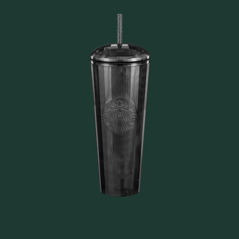 Starbucks Black Kaleidoscope Plastic Cold Cup
